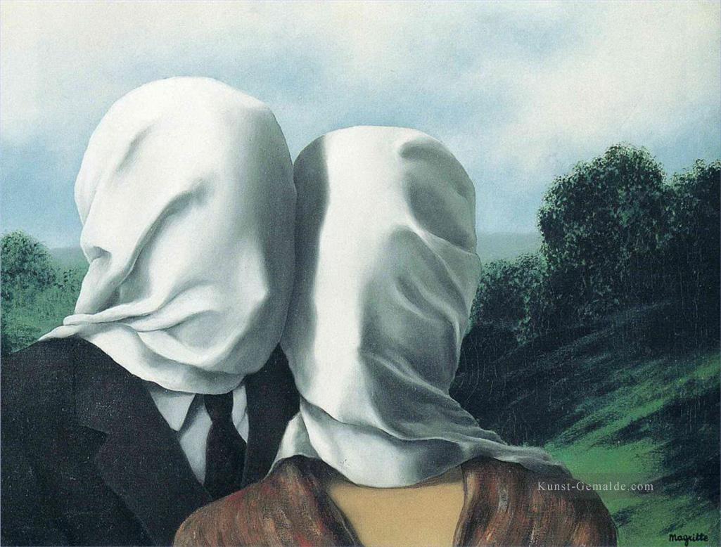 die Liebenden 1928 René Magritte Ölgemälde